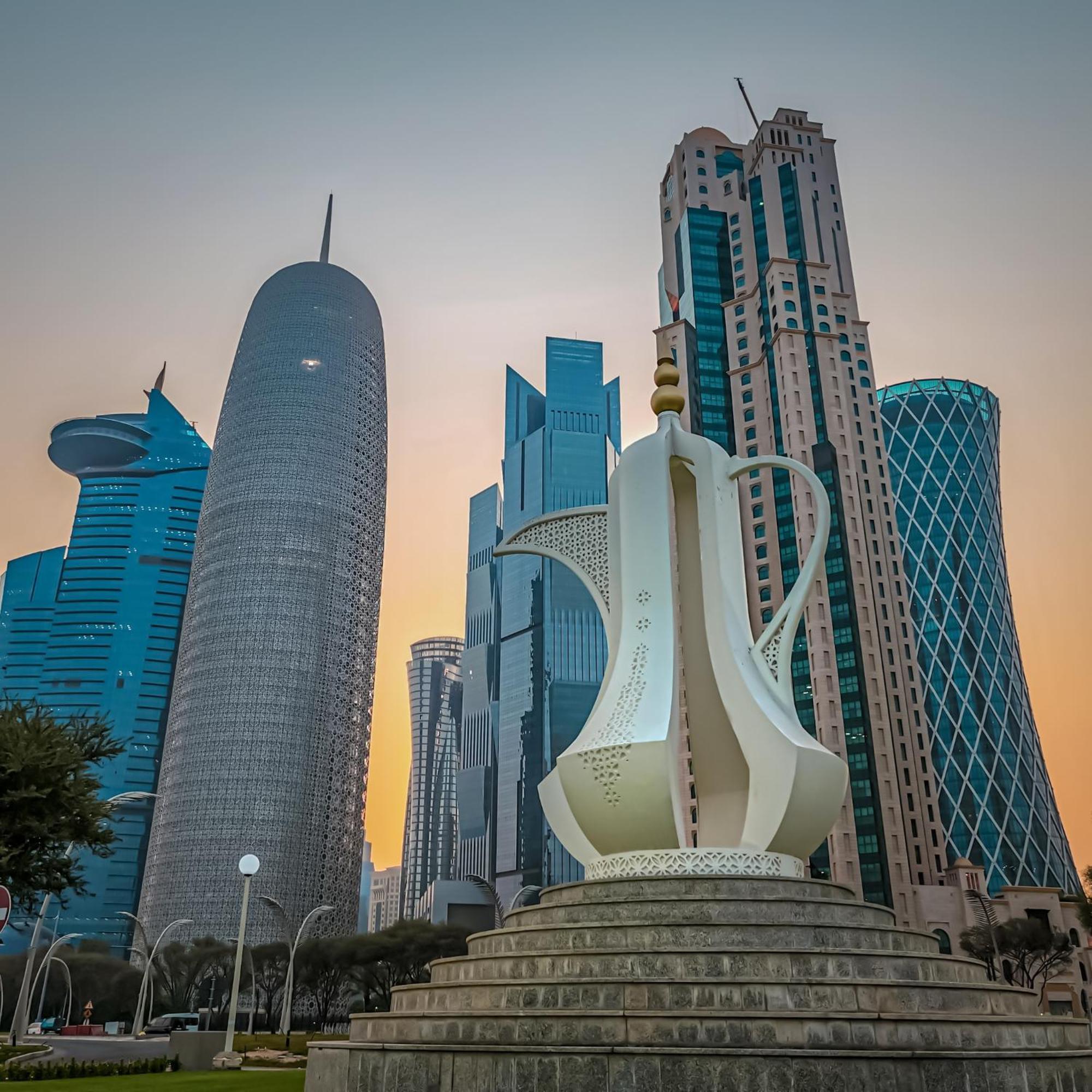City Centre Rotana Doha Eksteriør billede Doha skyline